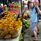 Our tween looks at fruits she would never eat.
