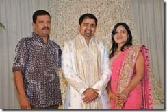 balachandramenon son akhil vinayak marriage photo