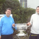 Patrick Andrews and Colin O Sullivan with Mr Sam Maguire