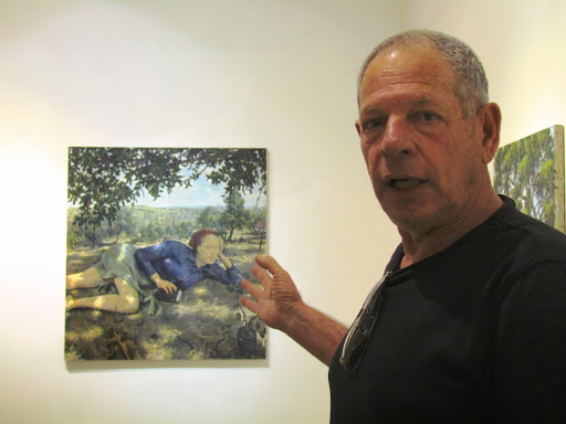 Meir Aaronson in Israeli Art Museum.JPG