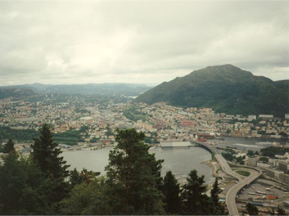Panoramic view to Bergen
