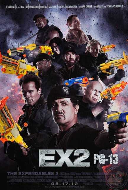 A feláldozható 2 PG-13 posztere