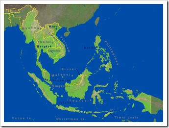 Map - Southeast Asia (Large)