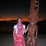 Posing with Tiki