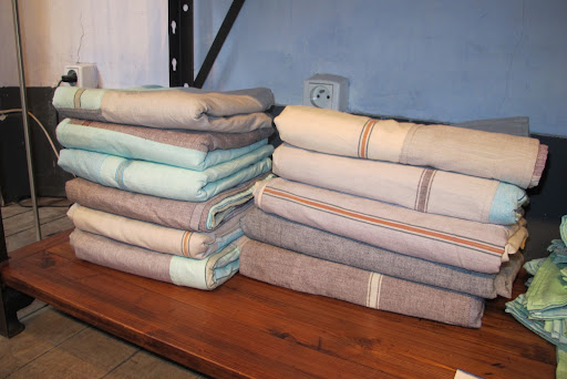 The Robin's egg blue and beige was such a pretty color combination.
