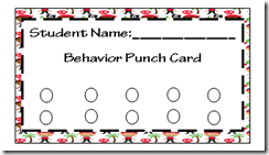 Pirate Boys Punch Card