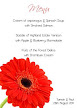 Red Gerbera 8 Menu