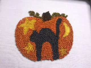 Pumpkin Punch Needle