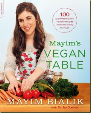 Mayim's Vegan Table cover Mayim's Vegan Table cover