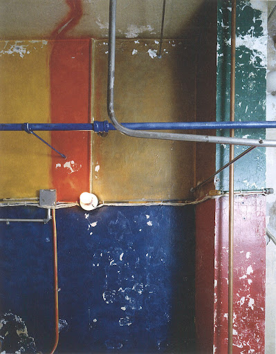 What an interesting contrast. It mirrors the Picasso painting perfectly. Painted Ceiling (circa 1968), attributed to John Chamberlain, New York City, April 2007. 