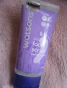 watsons foot scrub, bitsandtreats