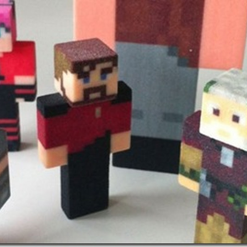 Diese Minecraft Actionfiguren mögen nicht offiziell sein, sie sehen aber toll aus