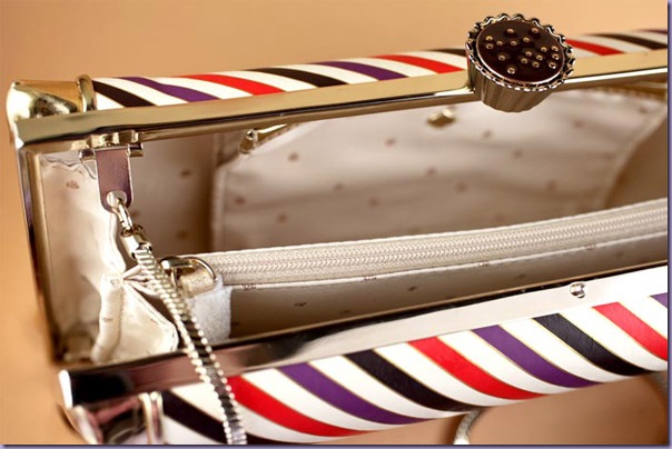 Clutch-Kate-Spade-Chocolate-Detalhe-Interno Clutch-Kate-Spade-Chocolate-Detalhe-Interno