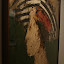 A side angle, in an attempt to capture the layered approach to the painting.