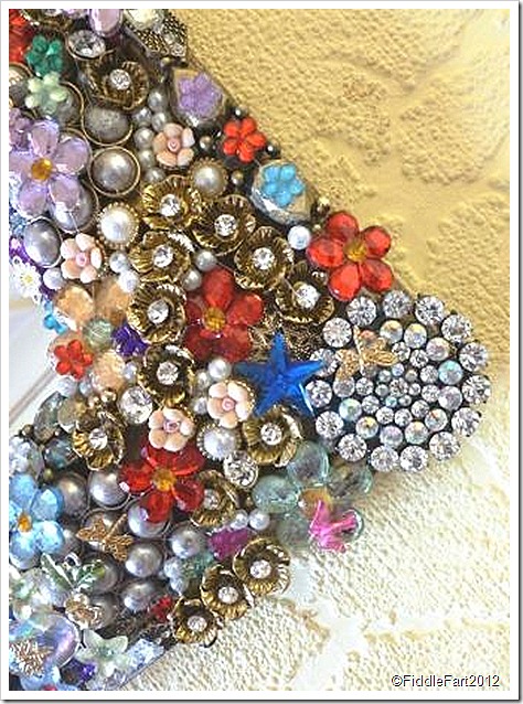 jewelled mirror. jewelled mirror.