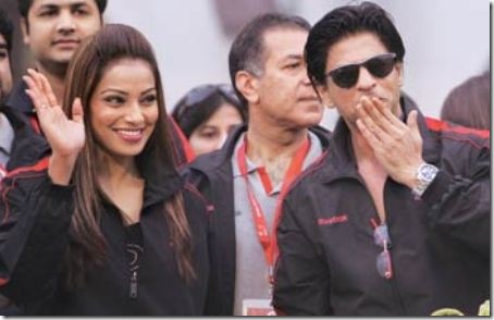Biapsha and SRK at the Delhi Half Marathon