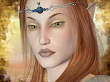 Green Eyes Samurai Girl
