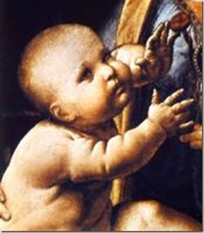 Leonard de Vinci, La Madone à l'oeillet Leonard de Vinci, La Madone à l'oeillet