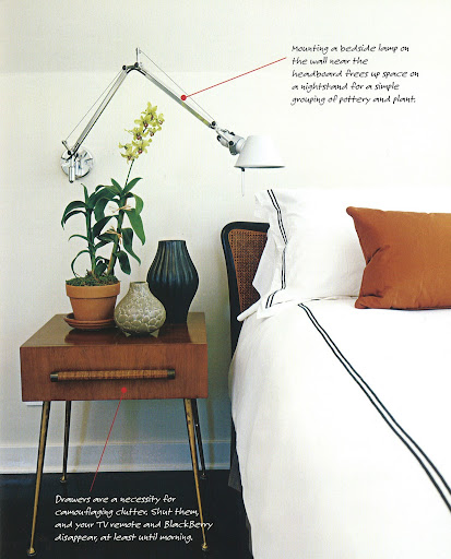 I love how mounted bedside lamps free-up space on the nightstand. This bedroom is so simple and tranquil. I love how mounted bedside lamps free-up space on the nightstand. This bedroom is so simple and tranquil.