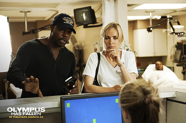 Olympus Has Fallen TV Spots and Photos with Radha Mitchell 01