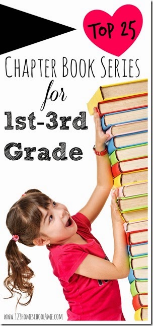 Top 25 chapter book series for 1st-3rd grade #books #reading #homeschooling