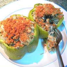 Anne Fischer's Crock-Pot Stuffed Peppers (Meatless Version)