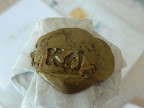 The wine bottles were wrapped and finished off with a K&J wax seal.