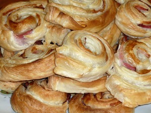 Булочки с беконом
