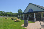 Duckwalk Vineyards is set up well for a both a ceremony and reception: Vows in the grass, cocktail hour on the patio, and dinner indoors.
