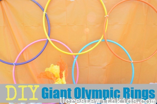 DIY Giant Olympic Rings
