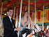 Mike and E'loise on the carousel at 1st beach, Newport Mike and E'loise on the carousel at 1st beach, Newport