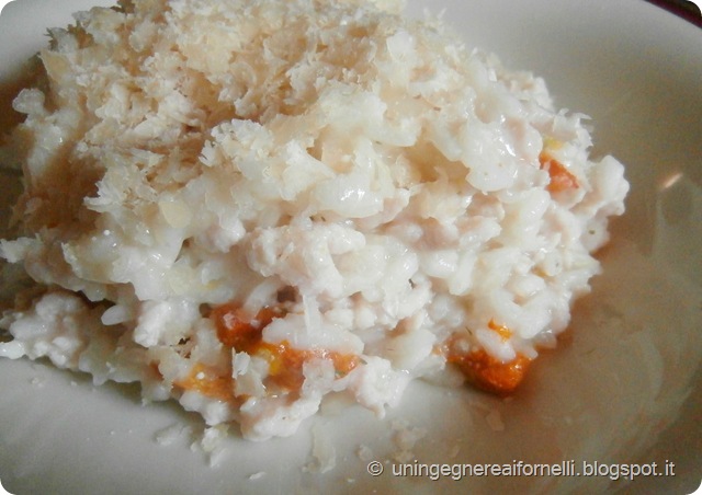 risotto tacchino ragù fiori zucca limone riso primo risotto tacchino ragù fiori zucca limone riso primo