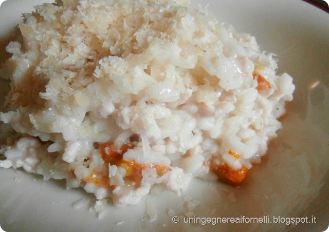 risotto tacchino ragù fiori zucca limone riso primo