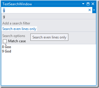 SearchableToolWindow