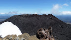 Am Gipfel des Mt. Ngauruhoe (2287 m); Tongariro Northern Circuit, Tag 1.