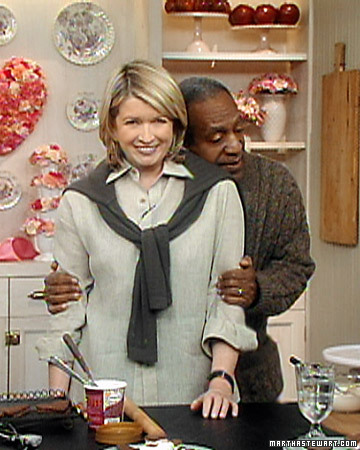 Bill Cosby learns how to make ice cream sandwiches for Valentines' Day. (OAD: 2/9/2001)