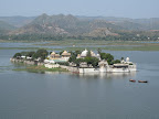 View of the Lake Palace Hotel in Lake Pichola