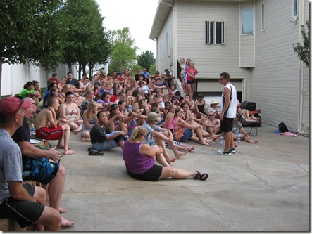 Group of teens