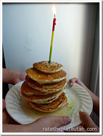 Birthday Cake Batter Pancakes