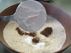 Now add in the flour