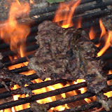 Flames adding lots of flavor