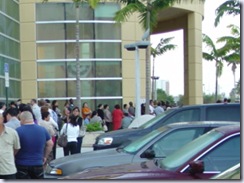 the line