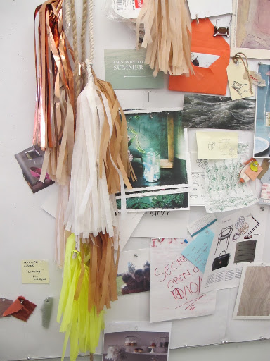 This is part of Ayesha's inspiration board which she is known for.