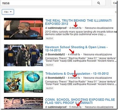 Trovare i video pubblicati più di recente su YouTube Trovare i video pubblicati più di recente su YouTube