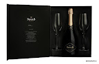 Estuche Baron B Extra Brut con dos copas. Gentileza: Feedback PR.