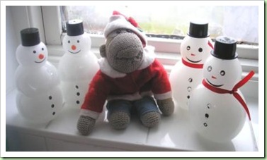 Snowman foam bath Snowman foam bath