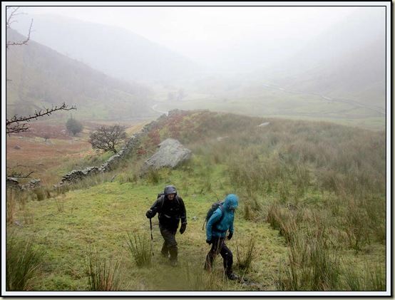 Ascending Middle Dodd from Caudale Bridge