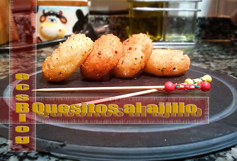 Quesitos al ajillo Quesitos al ajillo