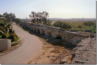 Herodian aqueduct turn near Tell Mevorakh, tbs103339904