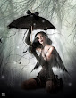 Witch With Umbrella